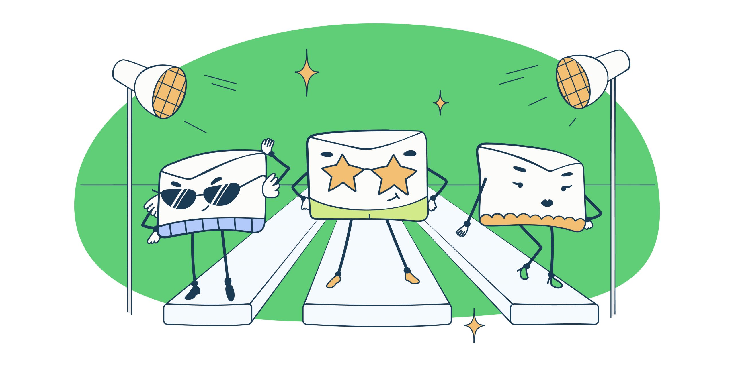 This is a fun graphic representation of different recipient segments.