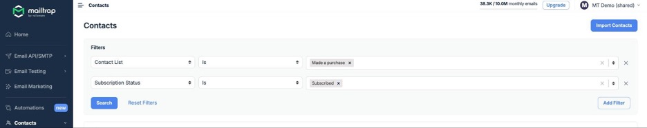 This is an image of the Mailtrap registration page