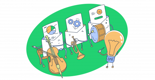 This is a symbolic graphic representation of email management tools for an article that covers the topic in detail.