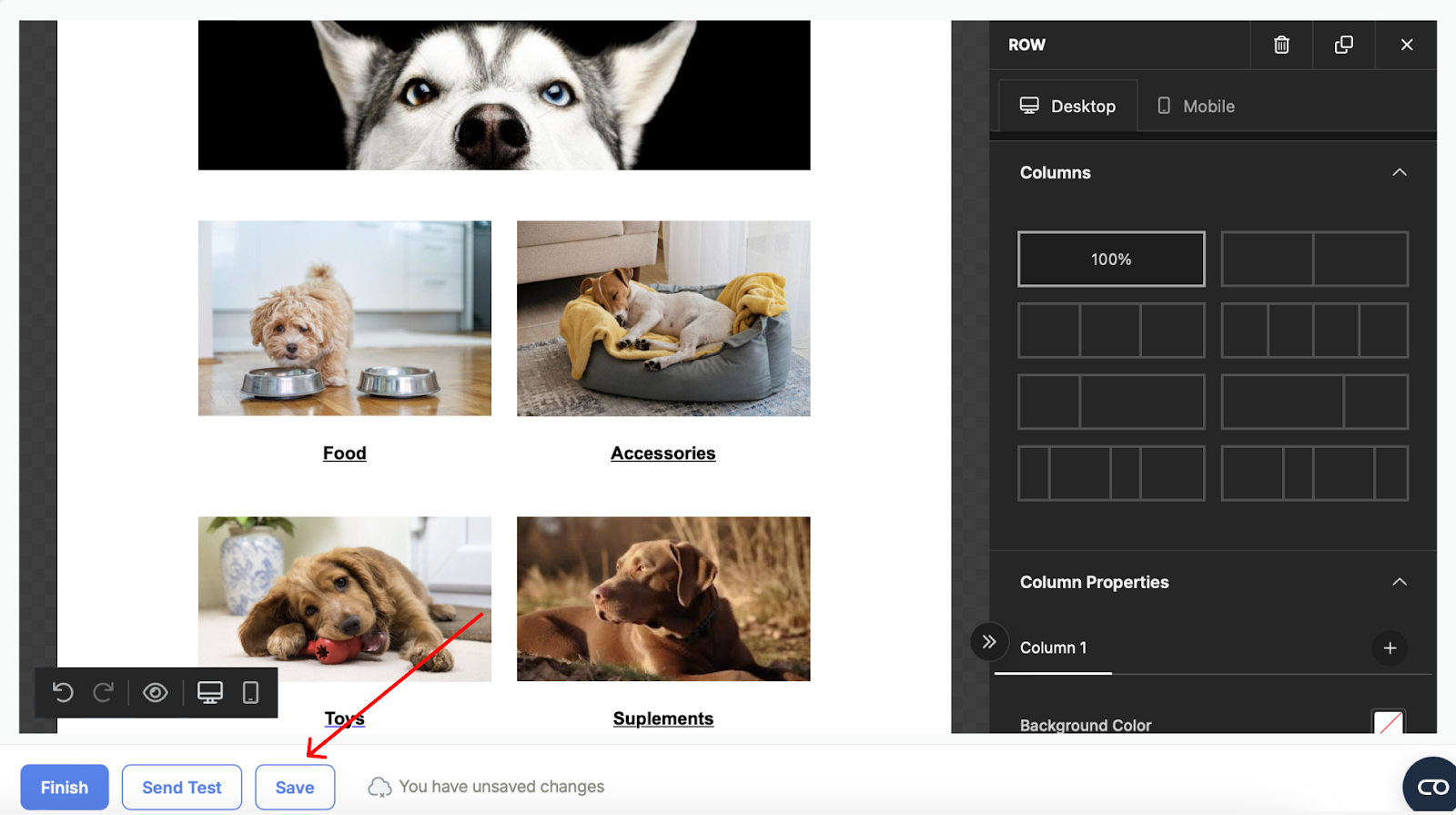 Mailtrap Email Deliver Platform email template builder