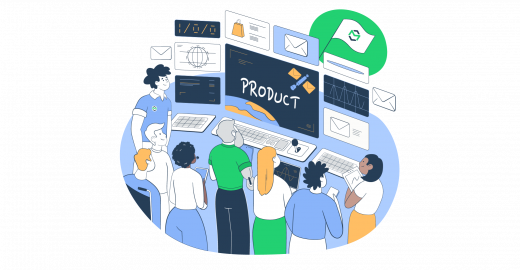 This is a symbolic graphic representation of product email template for the article that details the topic.