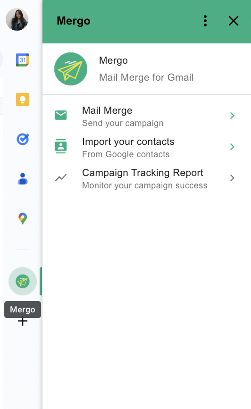 Mail Merge for Gmail plug