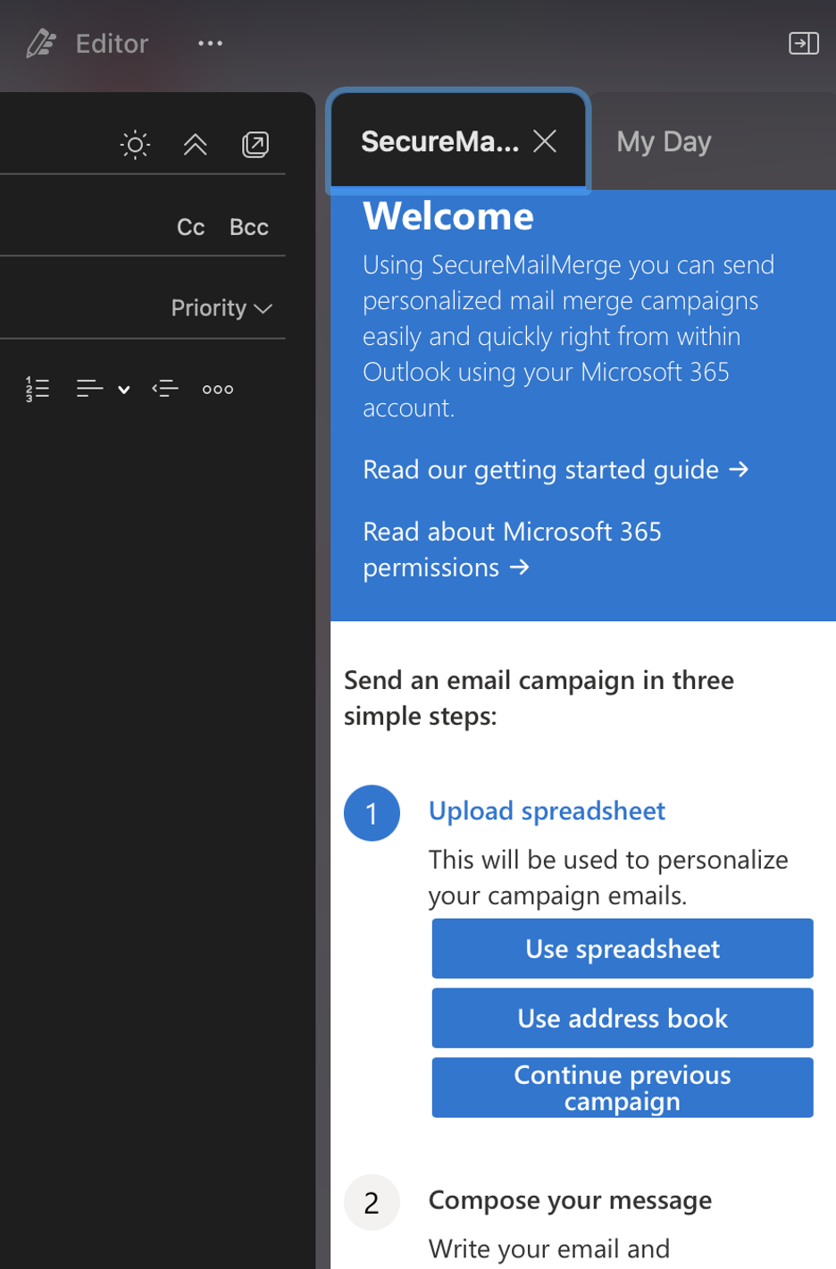 Secure Mail Merge plugin launch